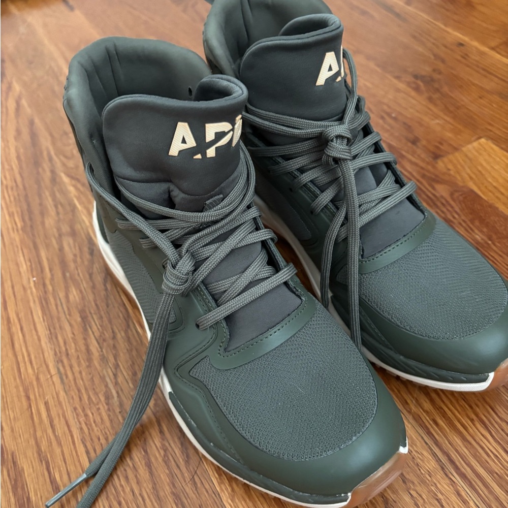 APL Women's Dark Green High-Top Sneakers